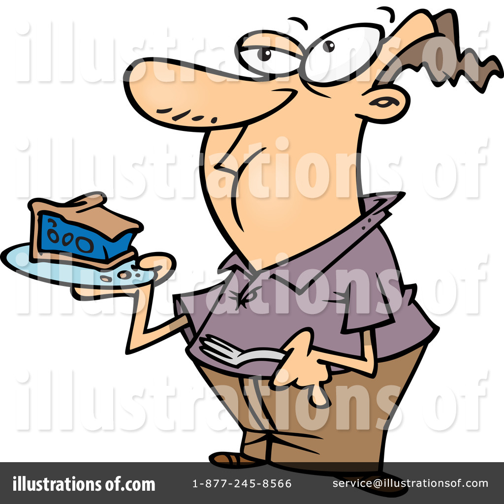 Royalty Free  Rf  Pie Clipart Illustration By Ron Leishman   Stock