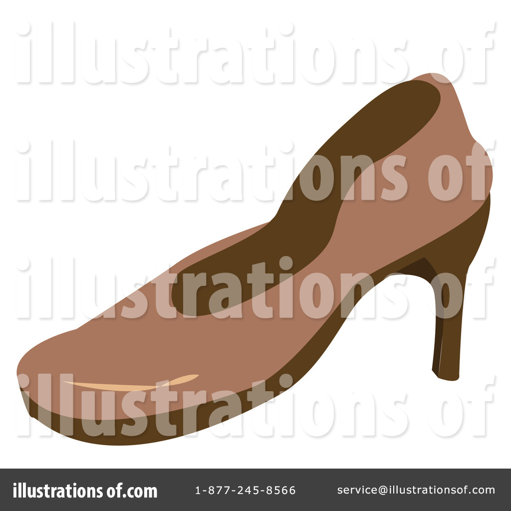 Royalty Free  Rf  Shoe Clipart Illustration By Geo Images   Stock
