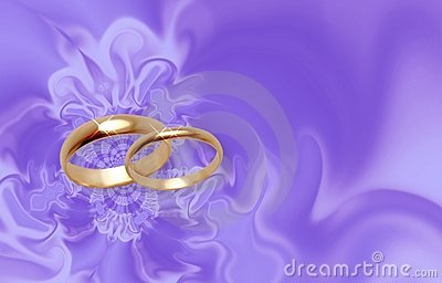Wedding Ring Jackets On Wedding Rings On Lilac Material Click Image To    