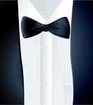 Black Bow Tie Vector Black Bow Tie Isolated On White Vector Tie Black
