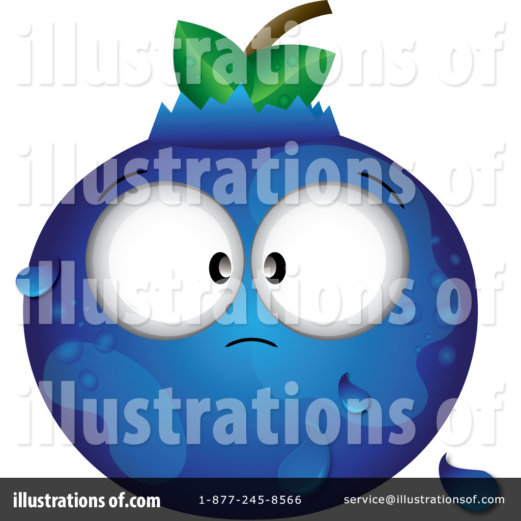 Blueberry Clipart  1079198 By Pams Clipart   Royalty Free  Rf