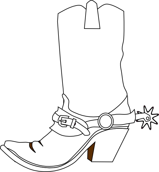 Cowboy Boot Clip Art At Clker Com   Vector Clip Art Online Royalty