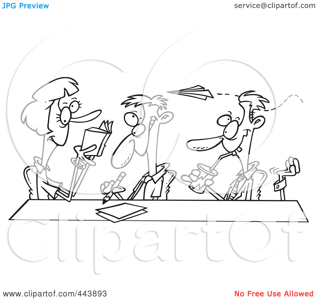 Design Of A Business Team Clowning Around In A Meeting By Ron Leishman
