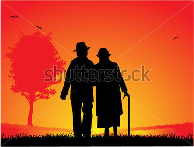 File Browse   People   Older Married Couple   A Walk In The Park