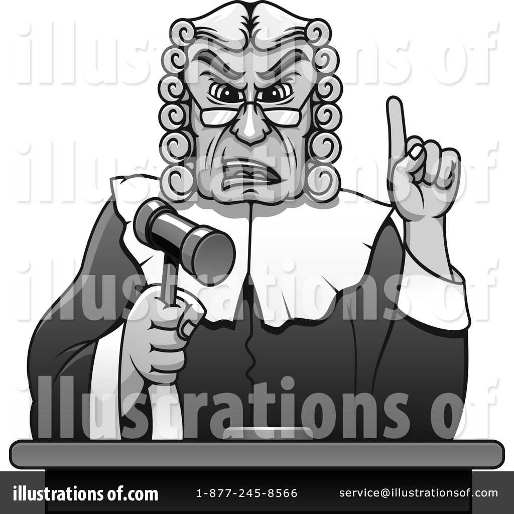 Judge Clipart  1081822 By Seamartini Graphics   Royalty Free  Rf    
