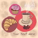 Kaffee Mit Croissant Cliparts   Clipartlogo Com