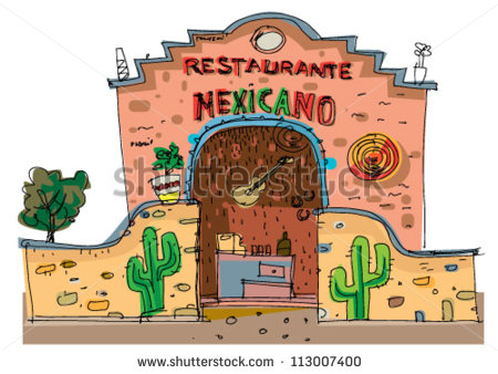 Mexican Restaurant   Cartoon Shutterstock  Eps Vector   Mexican