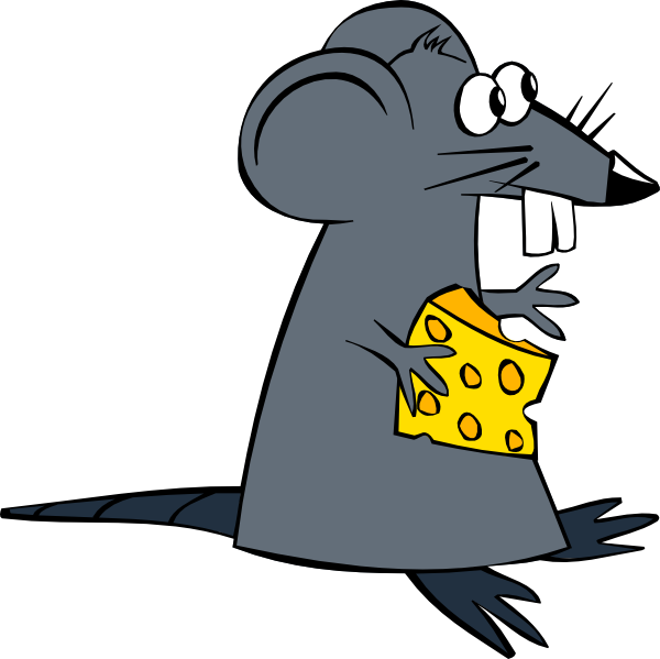 Mouse With Cheese Clip Art At Clker Com   Vector Clip Art Online