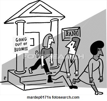 Of Banks Going Out Of Business Mardep0171s   Search Clip Art    