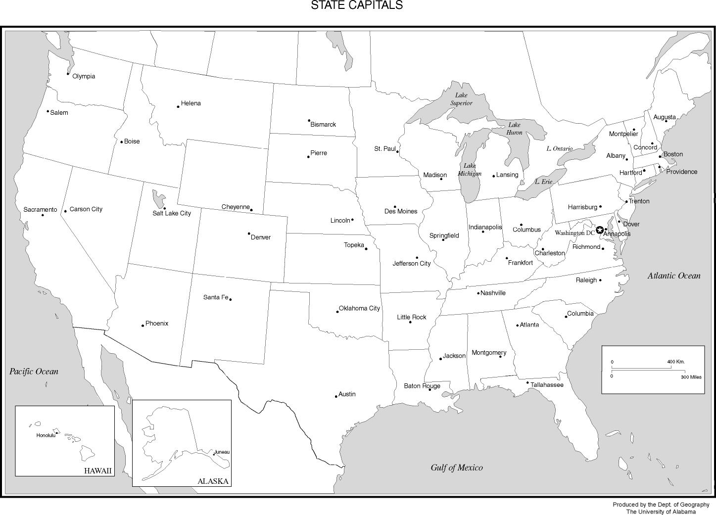 Printable Map Of Usa   Maps Of The United States