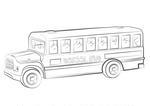 Schoolschool Bus Iconschool Bus Outlineschool Bus Vectorsidesign