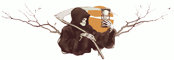 Search Terms  Scythe Cloaked Grim Reaper Come To Collect Decoration
