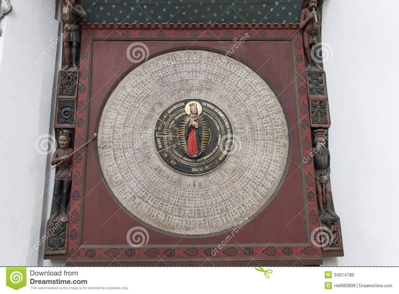 Stock Photo  Astronomical Clock In St  Mary Gdansk