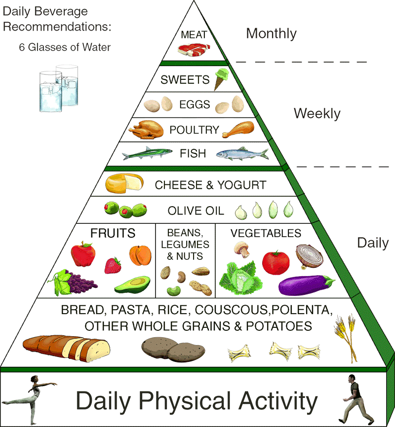 This Food Pyramid Will Give You Some Guidelines As To