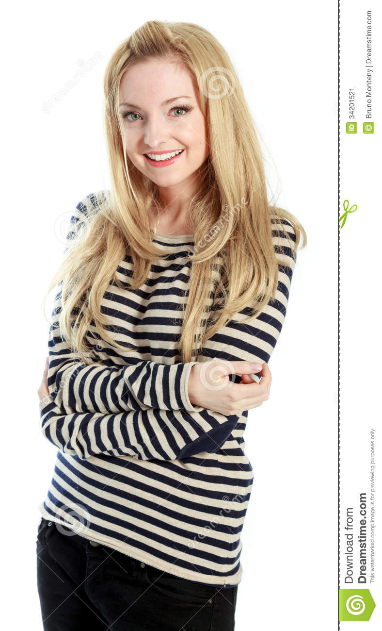 Attractive Caucasian Blond In 30 Years Old Stock Image   Image    