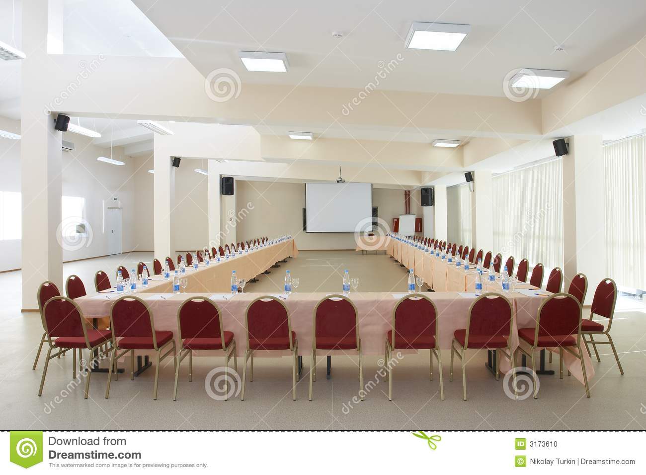 Conference Hall  1 Stock Photo   Image  3173610