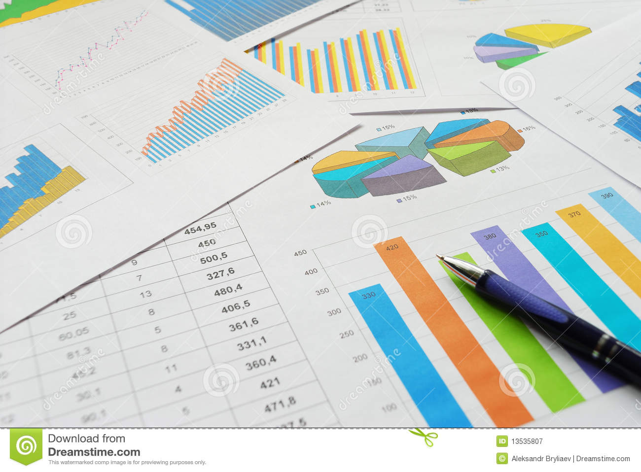 Finance Documents Royalty Free Stock Photography   Image  13535807