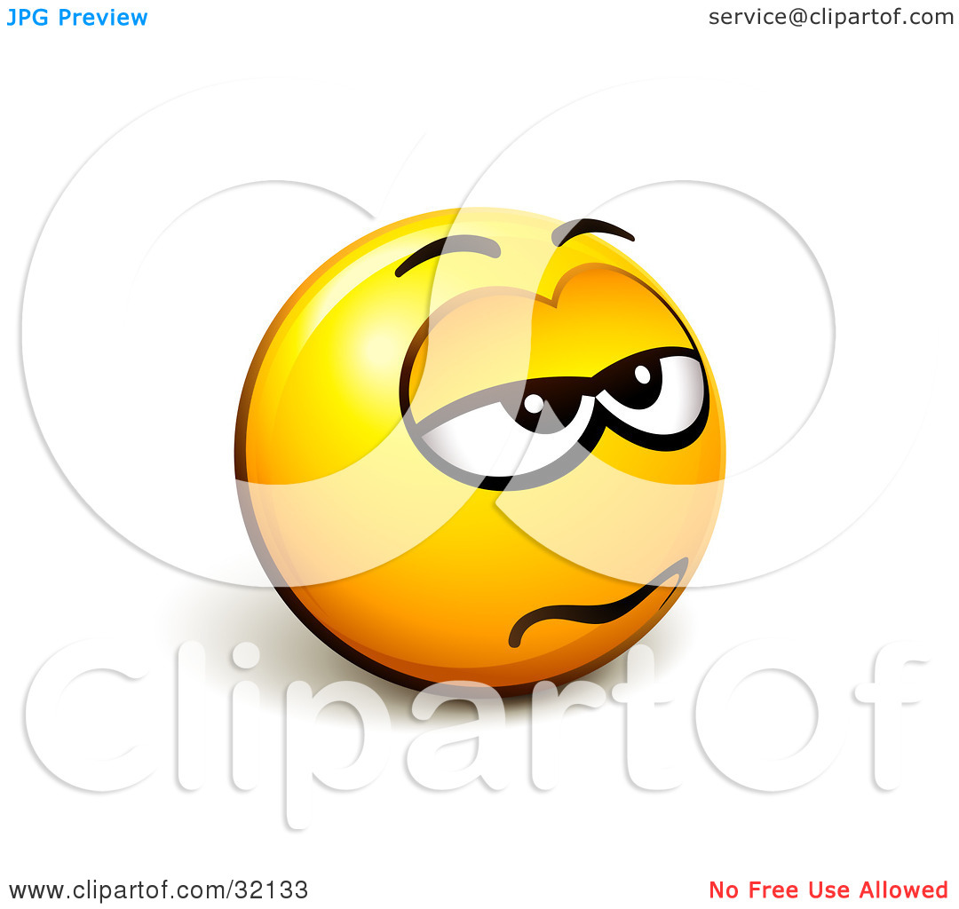 Grouchy Face Clip Art Clipart Illustration Of An