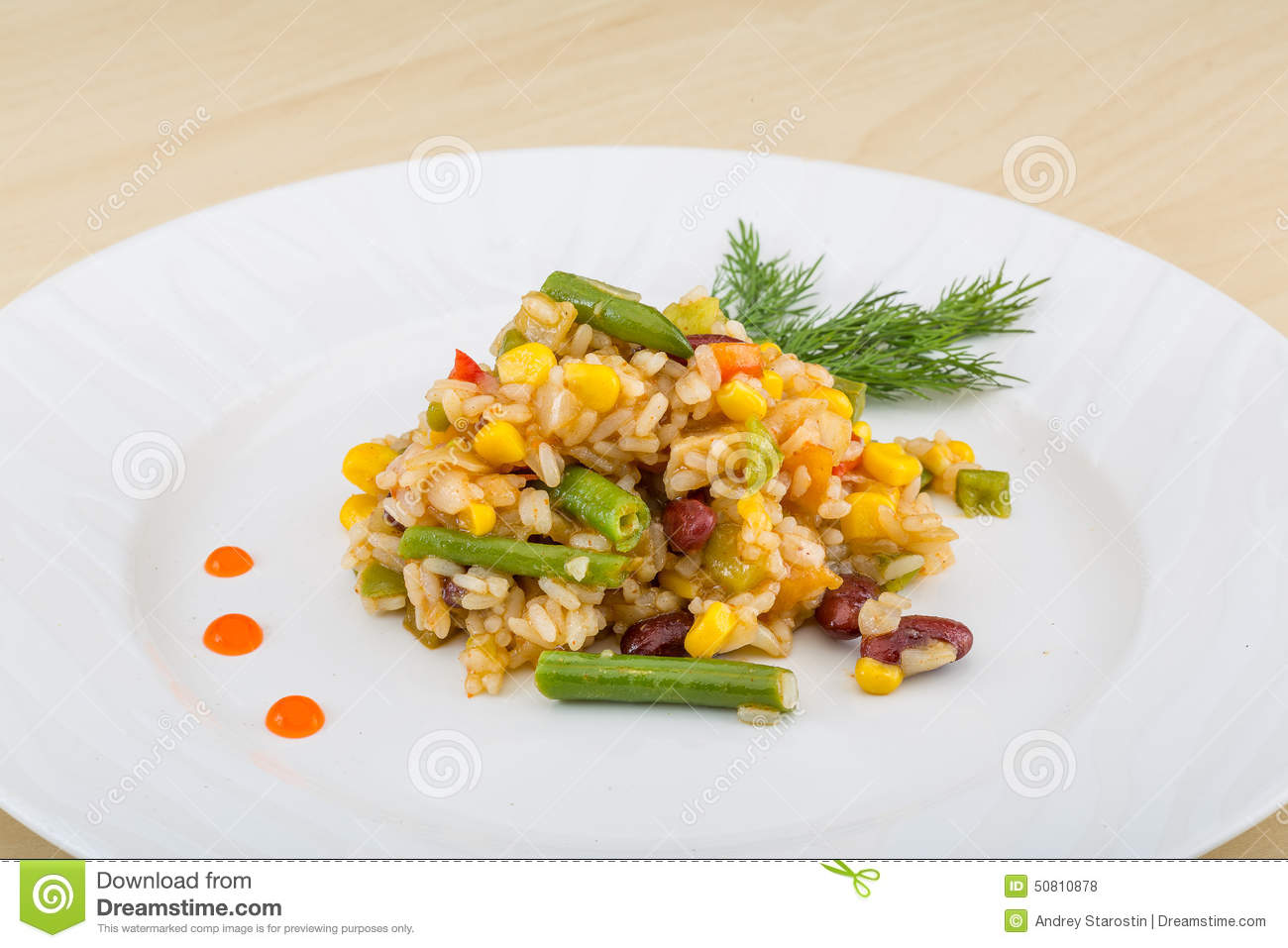 Mexican Rice Mix Stock Photo   Image  50810878