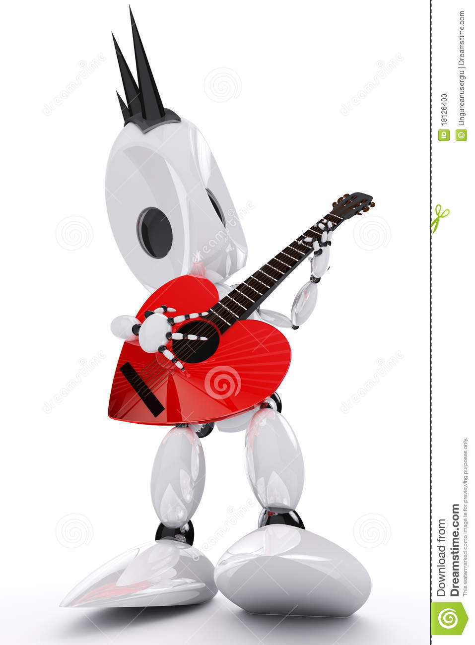 More Similar Stock Images Of   Awesome Robot Rock Star