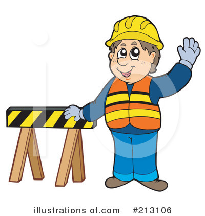 Royalty Free  Rf  Construction Worker Clipart Illustration By Visekart
