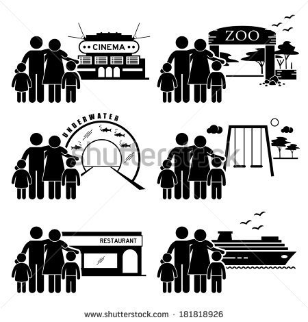 Stick Figure Family Stock Photos Images   Pictures   Shutterstock