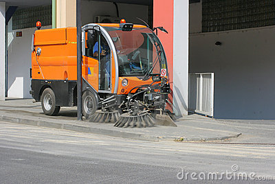 Street Cleaning Vehicle 4 Royalty Free Stock Photo   Image  5180445
