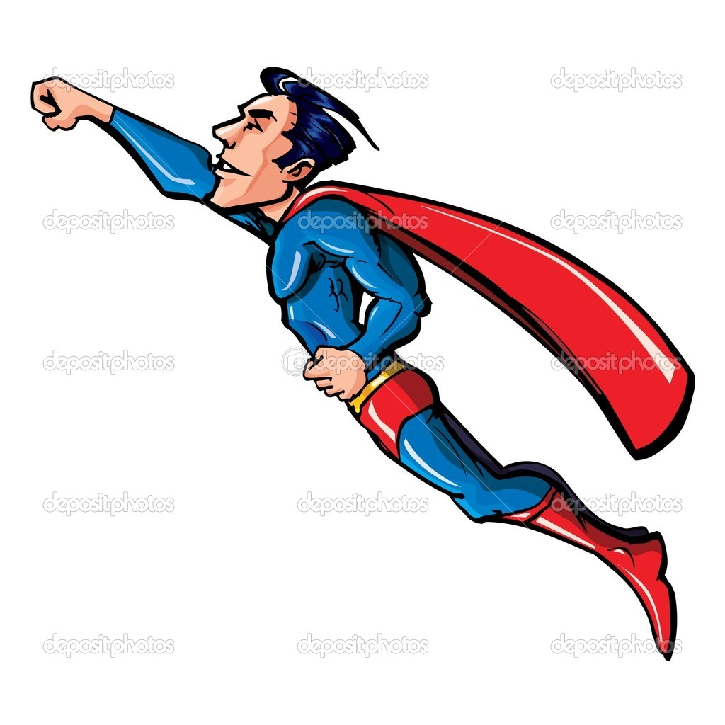 Superhero Cape Team Clipart