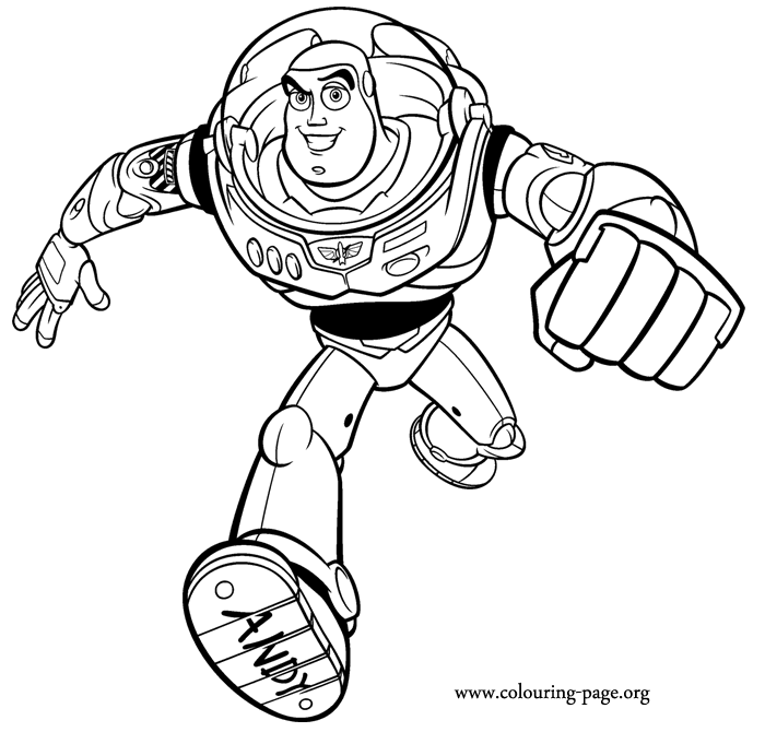 Toy Story   Buzz Lightyear Coloring Page