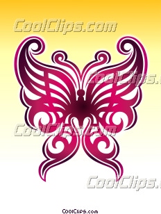Tribal Butterfly Illustrations