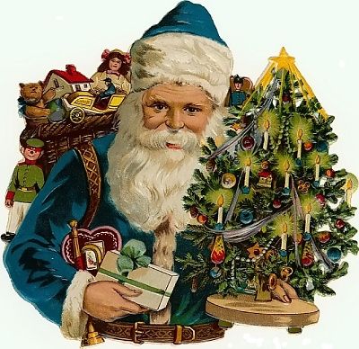 Victorian Santa Clipart   Holidays  Christmas   Pinterest
