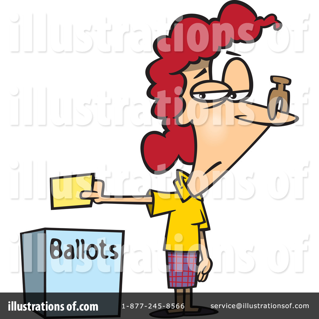 Voting Clipart  1095419 By Ron Leishman   Royalty Free  Rf  Stock    