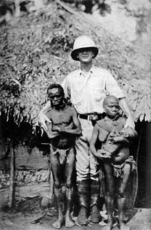 African Pygmies And A European Explorer