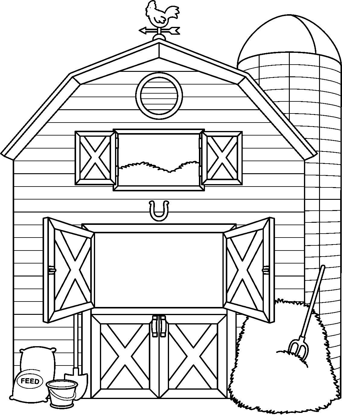 Barn Clipart Black And White   Amazing Wallpapers