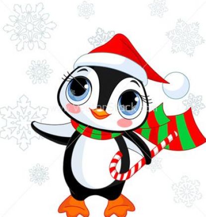 Cute Christmas Penguin Cartoon Pictures 3
