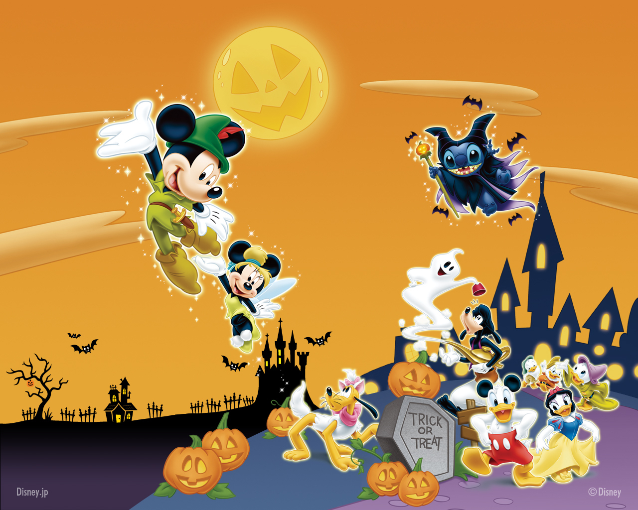 Disney Halloween Wallpaper   Disney Wallpaper  8528096    Fanpop