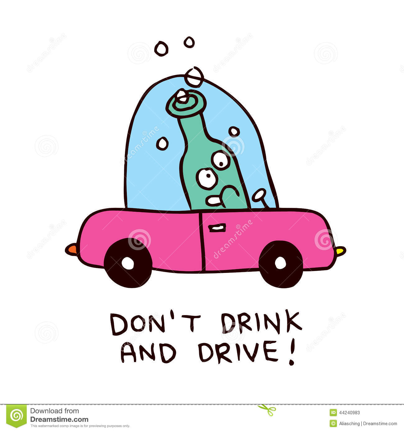 Don T Drink And Drive Stock Vector   Image  44240983