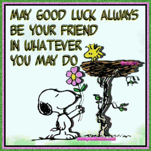 Good Luck Snoopy Friends Myspace Comments   Good Luck Snoopy Friends