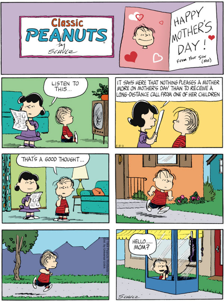Happy Mother S Day From Peanuts By Charles M  Schultz