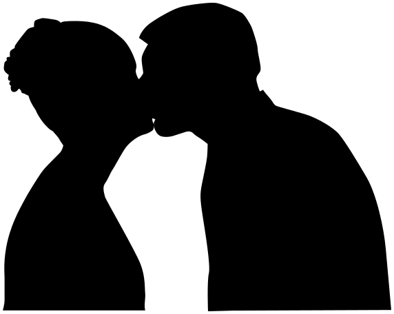 Kiss Couple Silhouette   Http   Www Wpclipart Com People Groups Couple