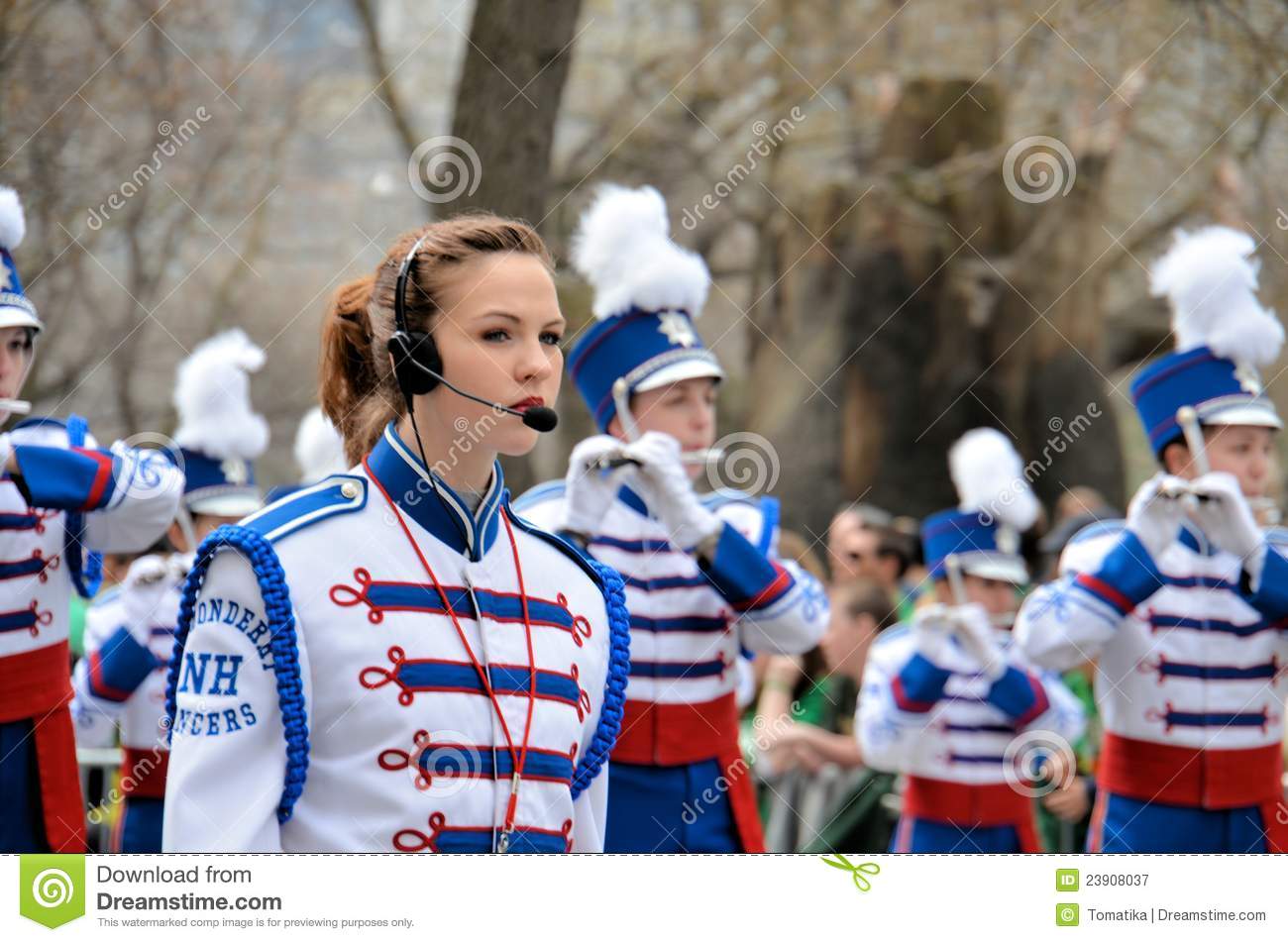 Londonderry High School Lancers Marching Band Editorial Photography    