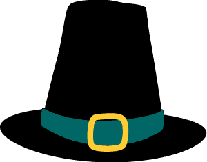 Thanksgiving Pilgrims Hat Clip Art