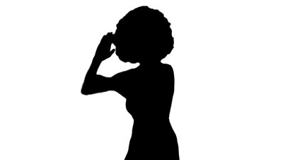 Afro Silhouette   Clipart Best