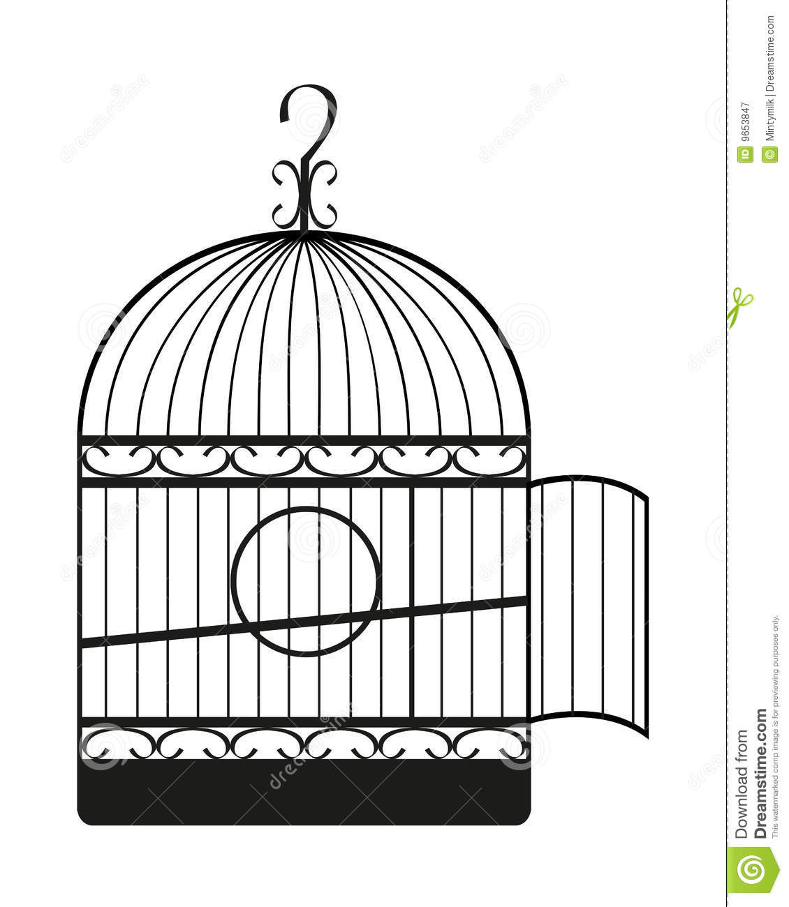 Bird Cage Royalty Free Stock Photography   Image  9653847