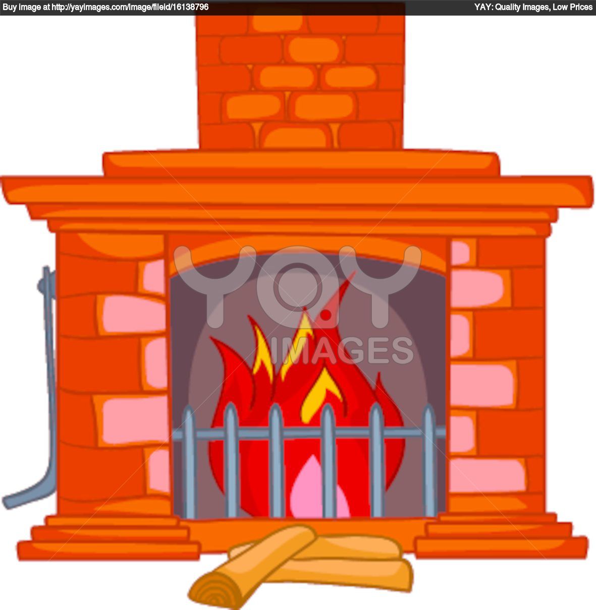Brick Fireplace Clipart Cartoon Home Fireplace F6422c Jpg