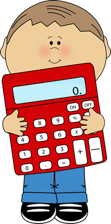 Calculator Clipart Math Clip Art Kid Holding Calculator Png