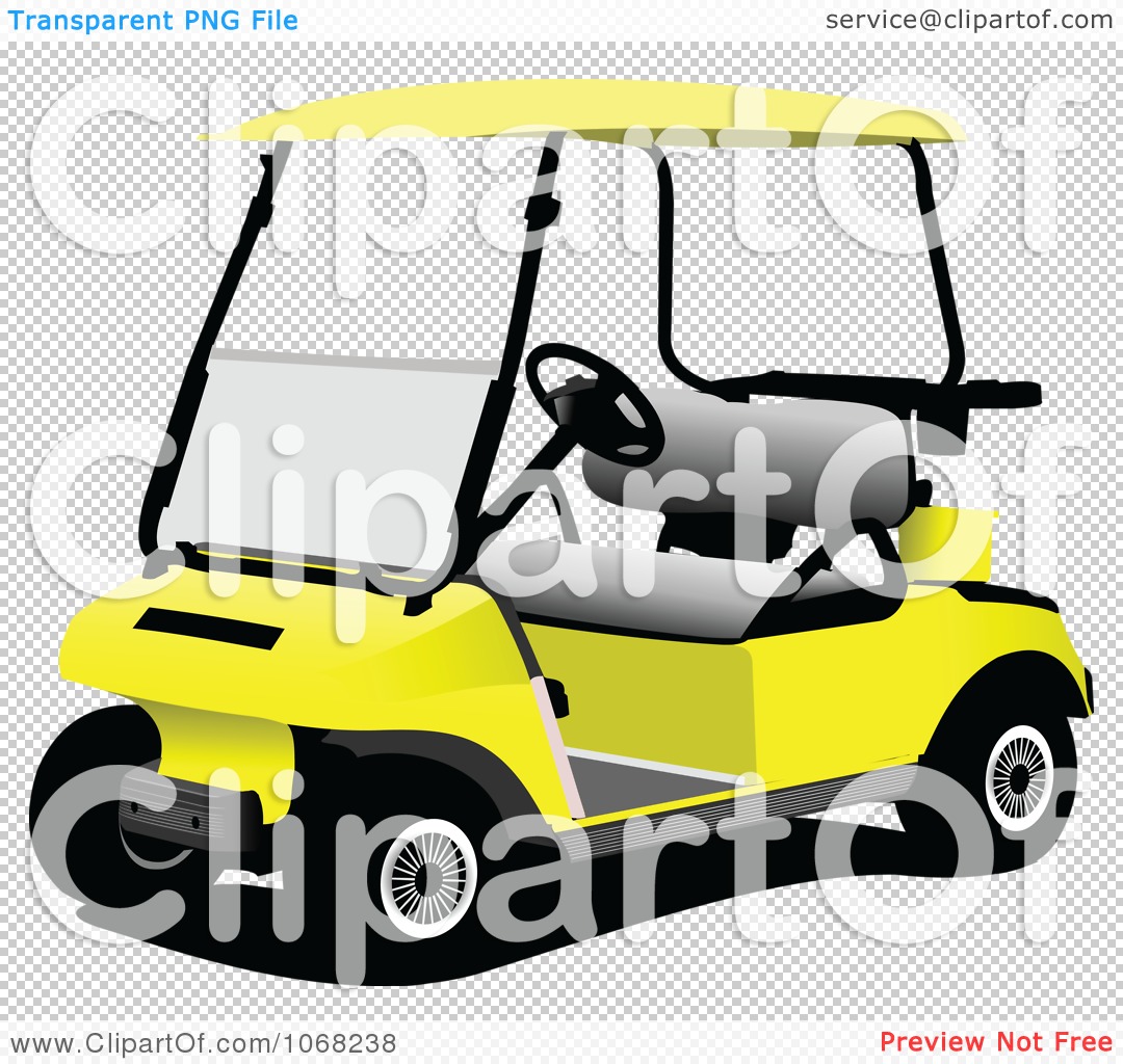 Clipart Golf Cart 1   Royalty Free Vector Illustration By Leonid