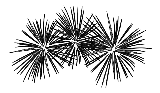 Clipartist Net   Clip Art   Fireworks Black White Line Art Svg
