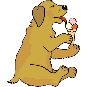 Dog Eating Ice Cream Cone Clipart Cliparts Of Dog Eating Ice Cream