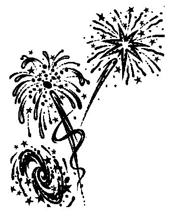 Fireworks Black And White   Clipart Panda   Free Clipart Images